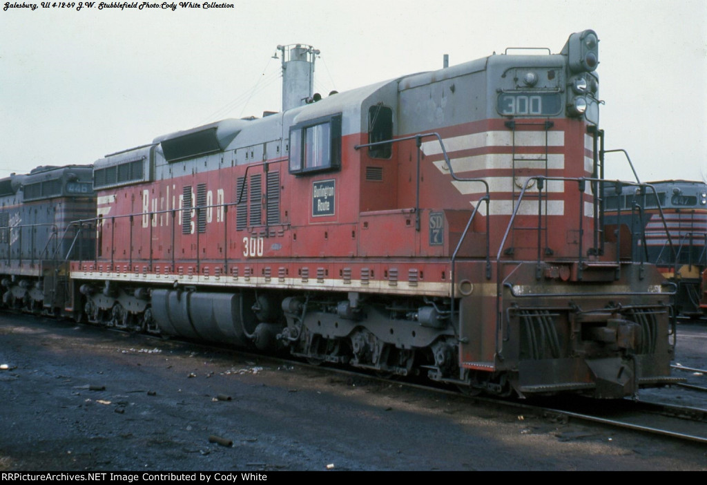 Chicago Burlington and Quincy SD7 300